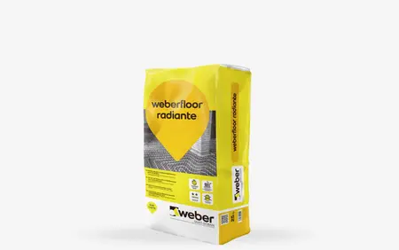 Argamassa fluída weberfloor radiante