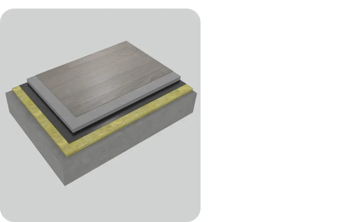 Sistema weberfloor thermoacoustic