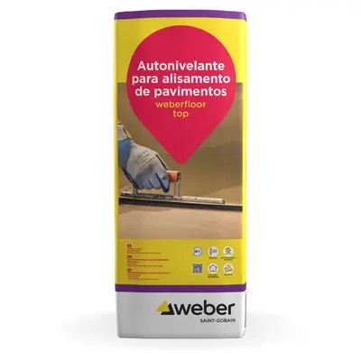 Argamassa autonivelante weberfloor top