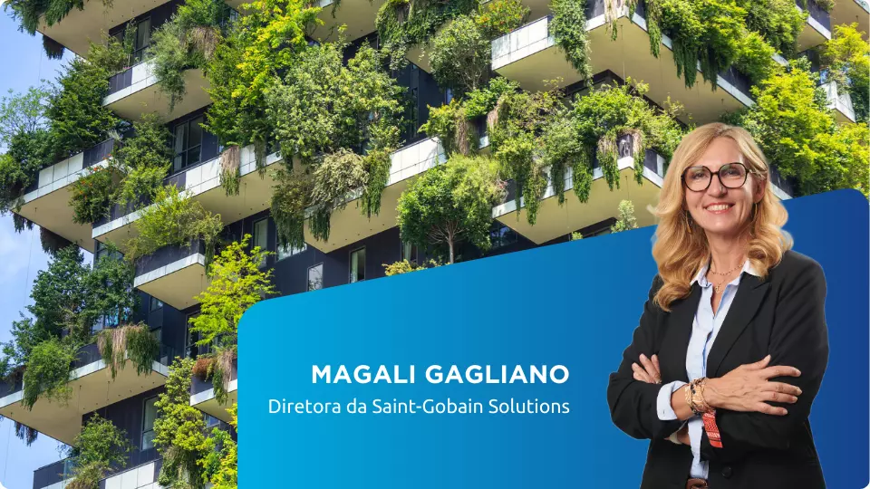 Magali Gagliano, Diretora da Saint-Gobain Solutions, em Valor Magazine