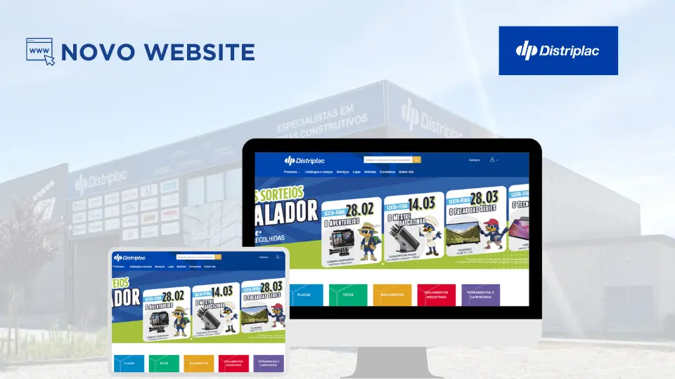 Distriplac lança novo website para Portugal