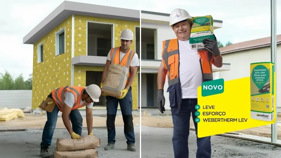 O novo webertherm lev é leve no peso, forte no rendimento