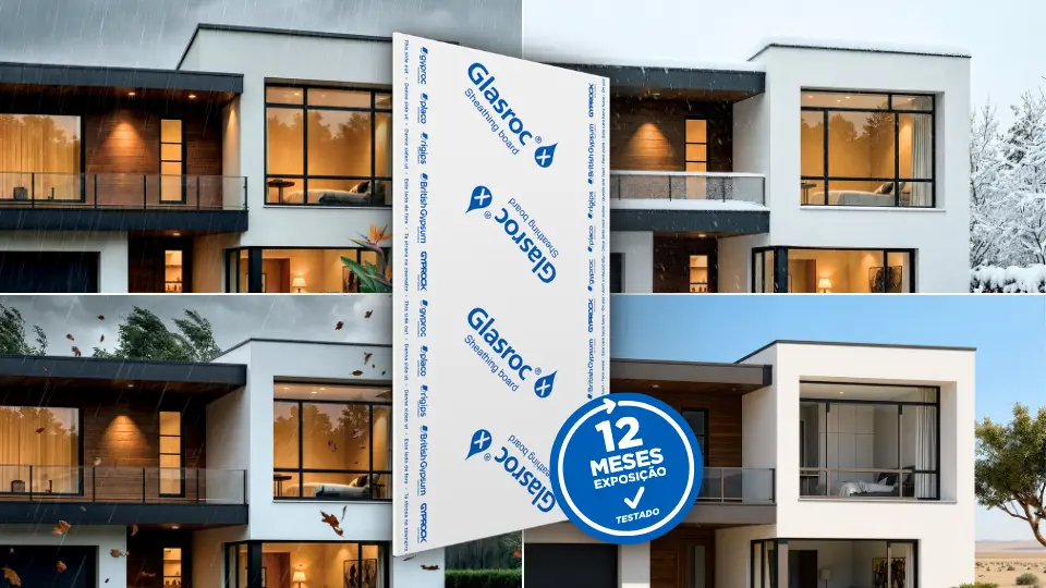 Glasroc® X confirma resistência a condições meteorológicas extremas após 12 meses de testes independentes