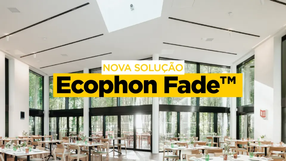 Saint-Gobain lança Ecophon Fade para melhorar o conforto acústico dos espaços