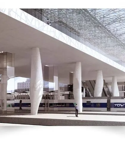 Coração da Nova Estação de Nantes